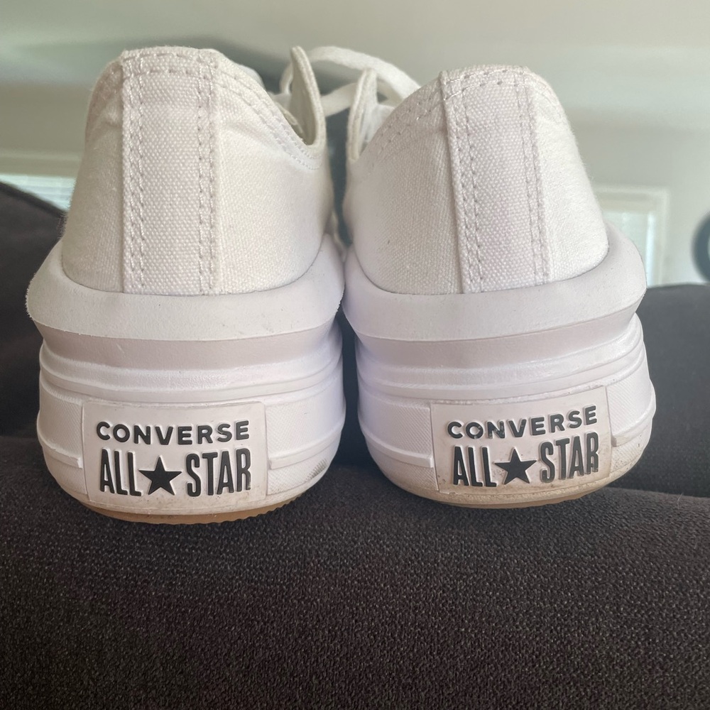 Converse White Sneakers Classic Low-Top Design - Picture 3 of 9